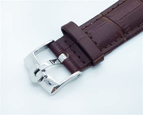 omega mens leather watch|authentic leather omega watch strap.